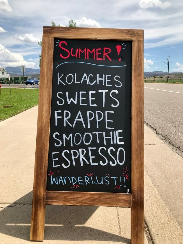 Wanderlust Cowgirl coffee Summer drinks near Bryce Canyon