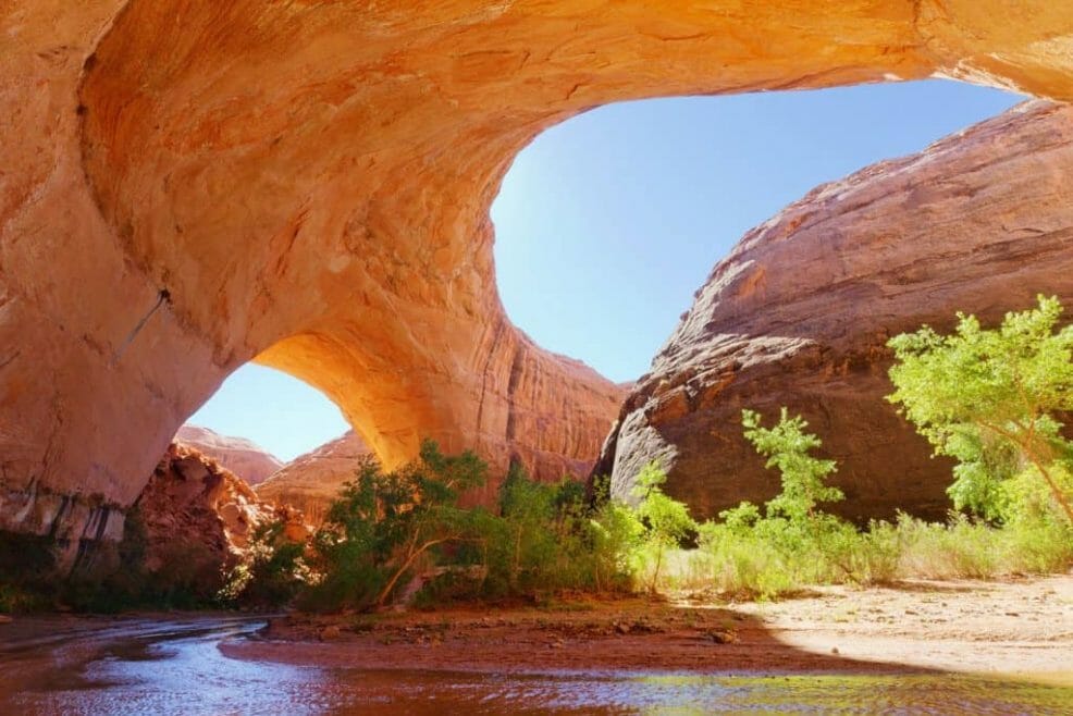 Coyote Gulch canyon near Bryce Canyon