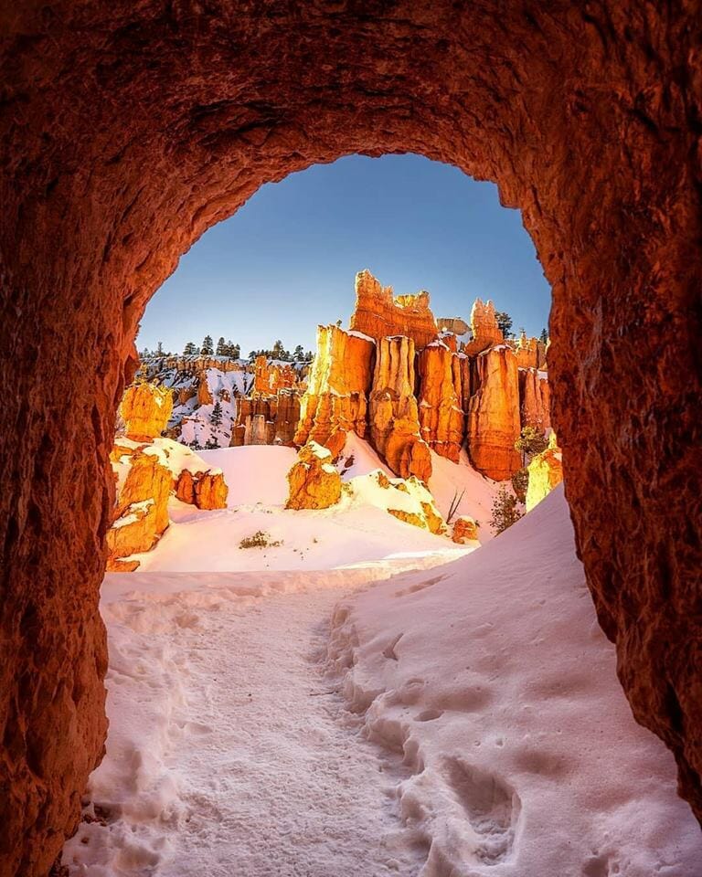 Bryce Canyon in the snow