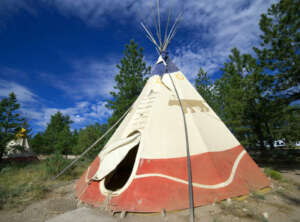 Camp in a tipi at Bryce Canyon